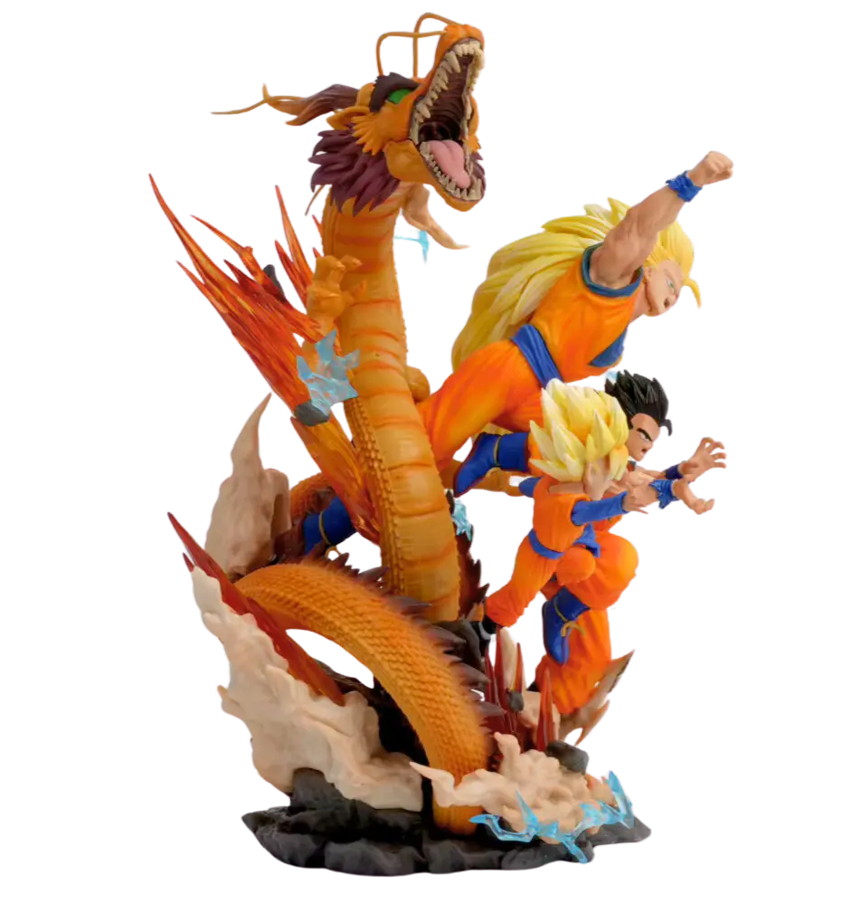 Figurine " Le Trio Saiyan " | Dragon Ball Z Saiko-Shop