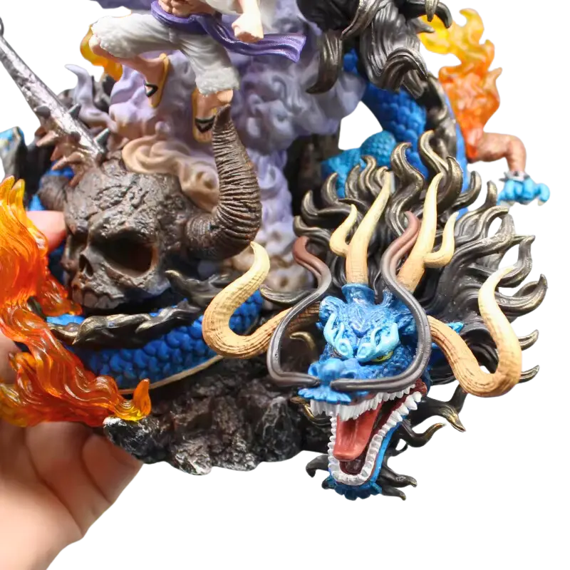 Figurine LED " Luffy Gear 5 Vs Kaido " | One Piece