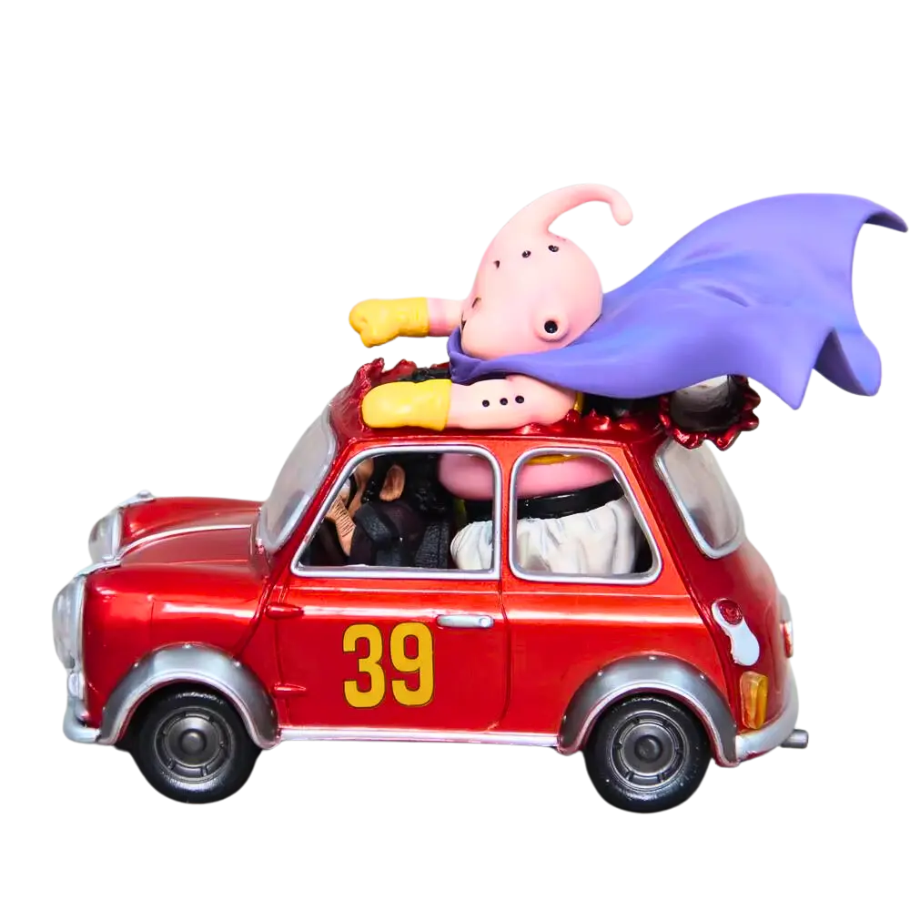 Figurine Majin Buu & Mr. Satan " Voiture " | Dragon Ball Z Saiko-Shop