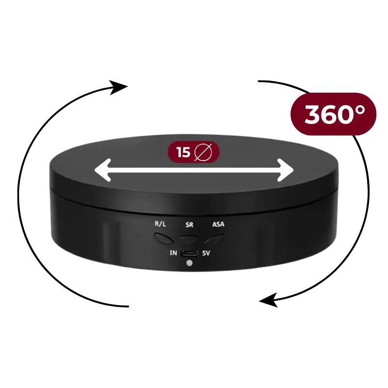 Plateau Rotatif 360° - Simple Format Saiko-Shop
