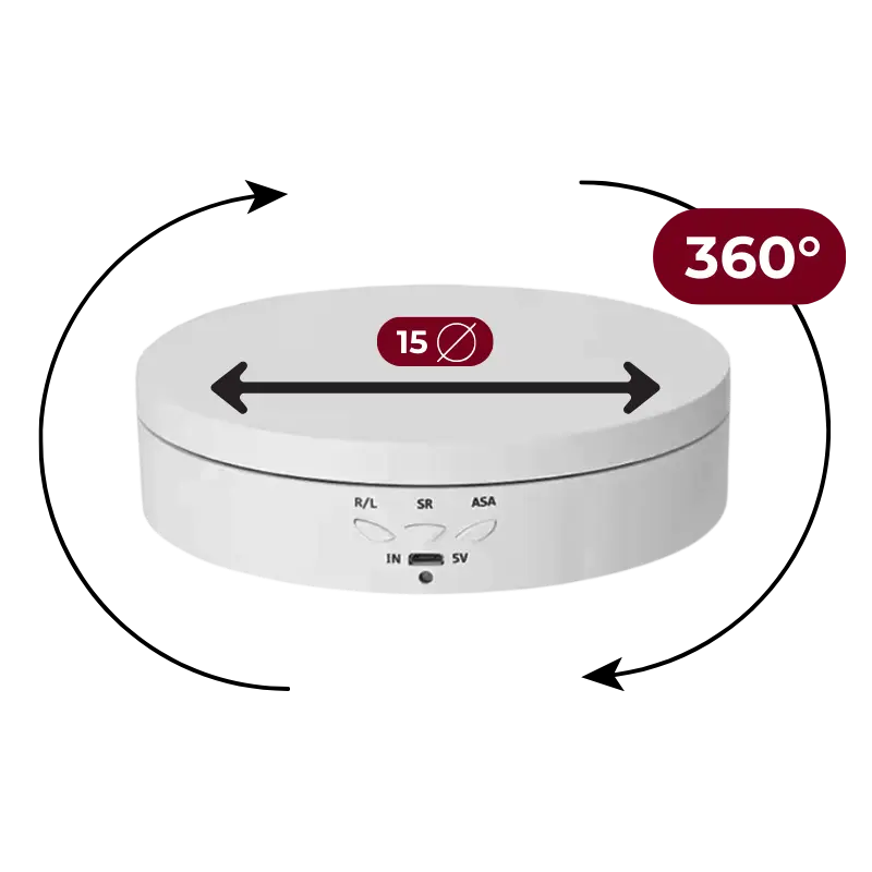 Plateau Rotatif 360° - Simple Format Saiko-Shop