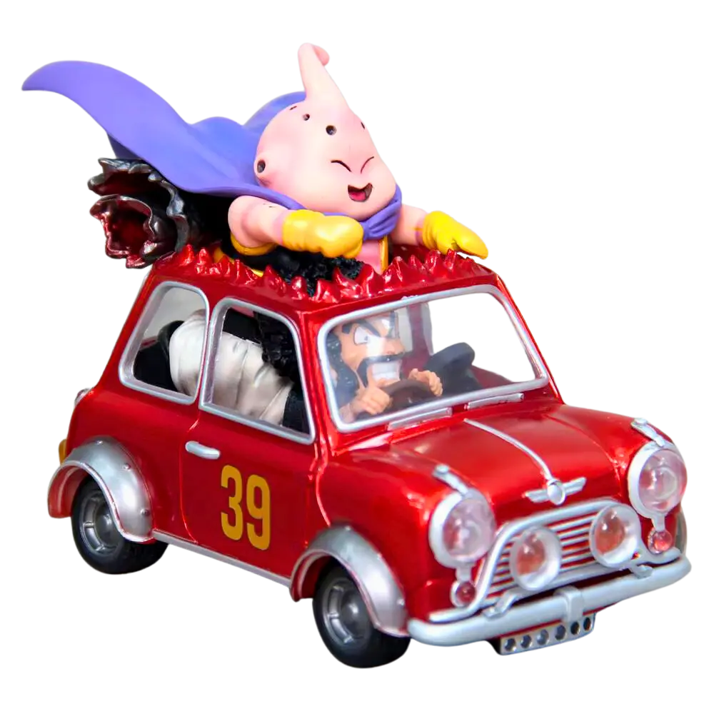 Figurine Majin Buu & Mr. Satan " Voiture " | Dragon Ball Z - Saiko-Shop