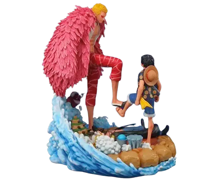 Figurine " Luffy vs Doflamingo " | One Piece