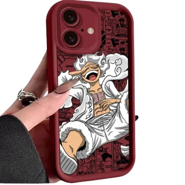 Coque " Gear 5 " Rouge Bordeaux | One Piece - Saiko-Shop