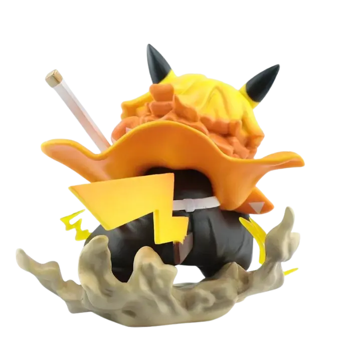 Figurine Zenitsu Agatsuma " Pikachu " | Demon Slayer - Saiko Shop