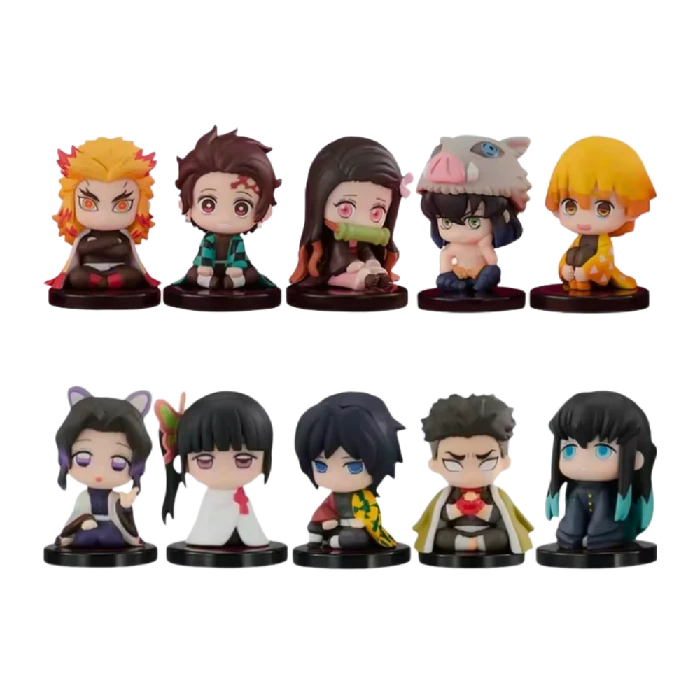 Figurine Demon Slayer ( 10/pcs ) | Demon Slayer - Saiko Shop