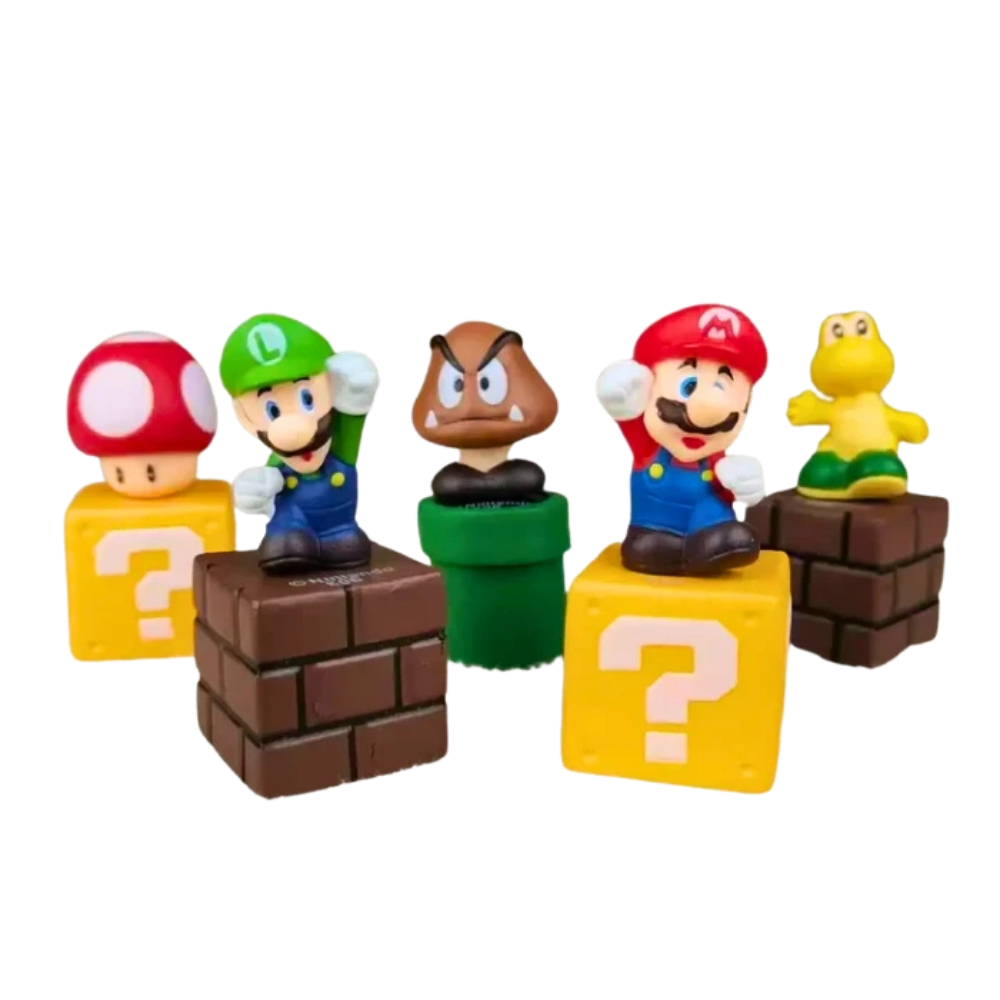 Figurine Super Mario ( 5/pcs ) | Super Mario - Saiko-Shop