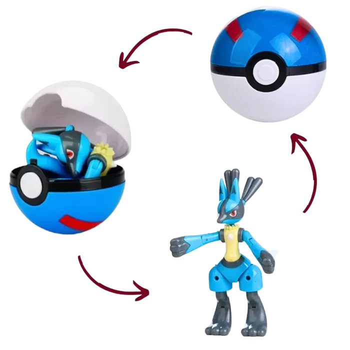Figurine Lucario | Pokémon - Saiko Shop