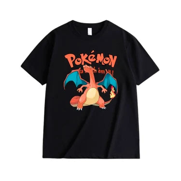 T-Shirt V8 " Heroes Black " | Pokémon Saiko-Shop