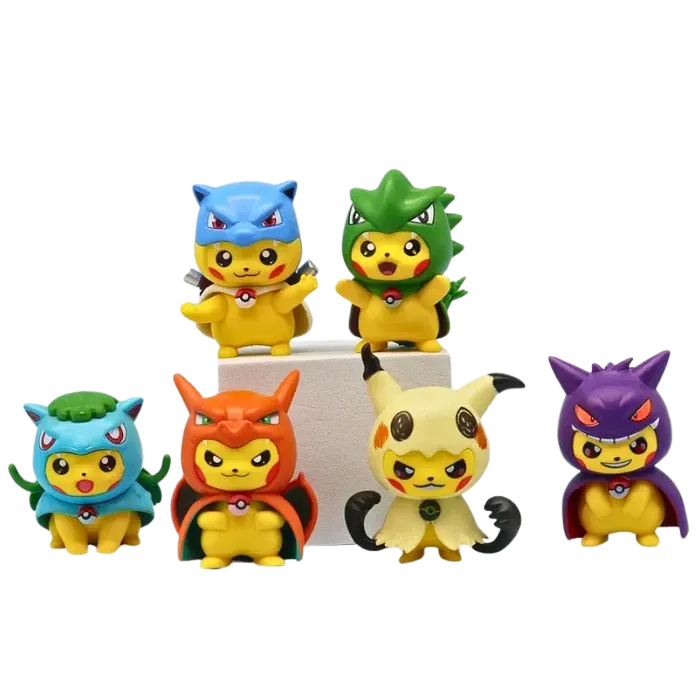 Figurine Pokémon " Cosplay " (6/pcs) | Pokémon - Saiko Shop