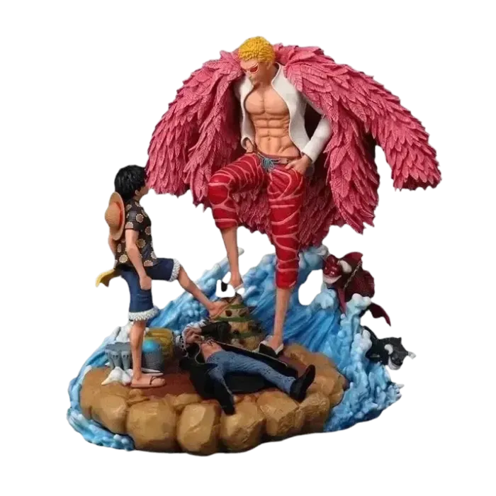 Figurine " Luffy vs Doflamingo " | One Piece