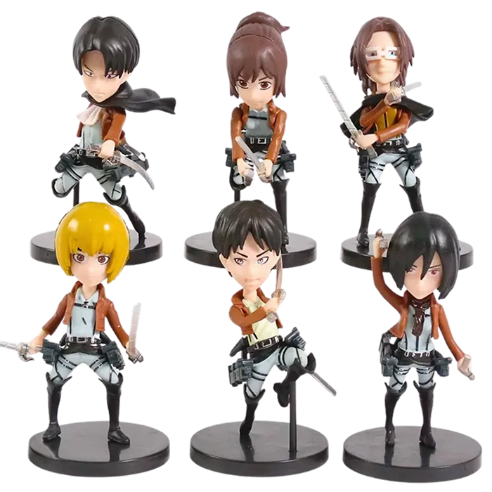 Figurine L'Attaque des Titans ( 6/pcs ) | L'Attaque des Titans - Saiko-Shop