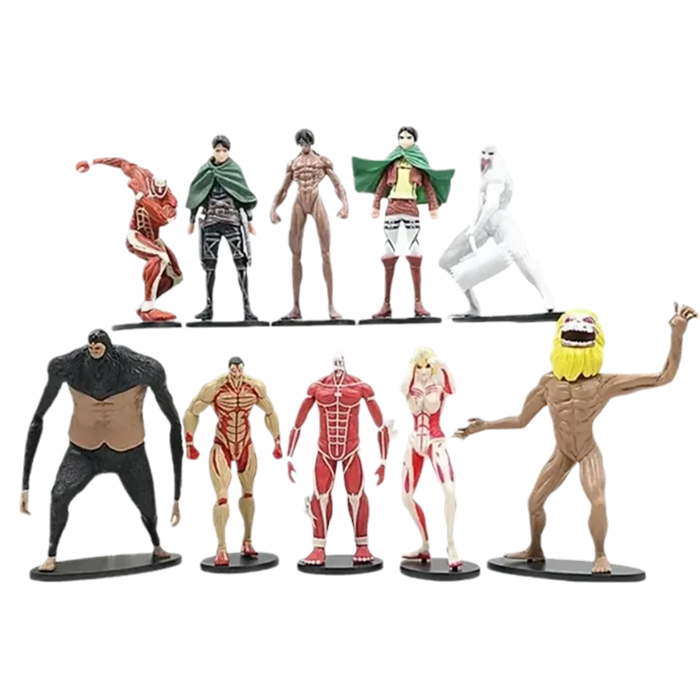 Figurine L'Attaque des Titans ( 10/pcs ) | L'Attaque des Titans - Saiko-Shop