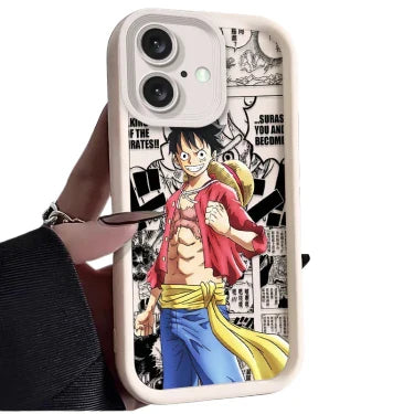 Coque " Luffy " Rouge Bordeaux | One Piece - Saiko-Shop