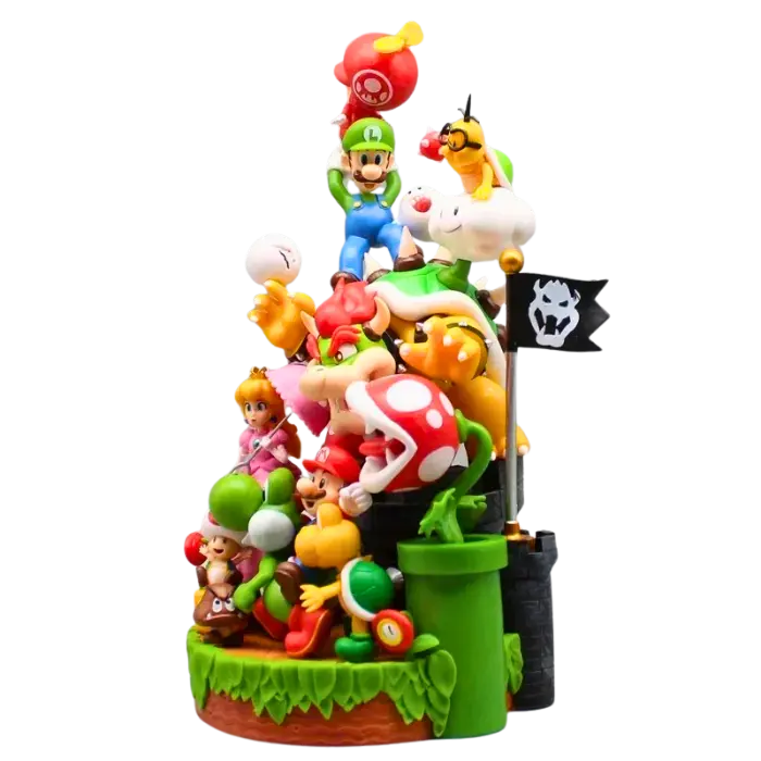 Figurine Super Mario " Family " | Super Mario Saiko-Shop