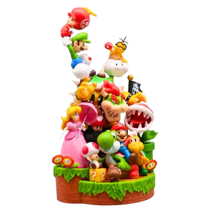 Figurine Super Mario " Family " | Super Mario Saiko-Shop