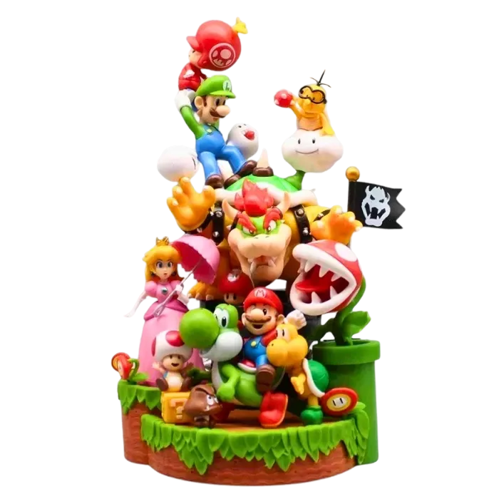 Figurine Super Mario " Family " | Super Mario Saiko-Shop