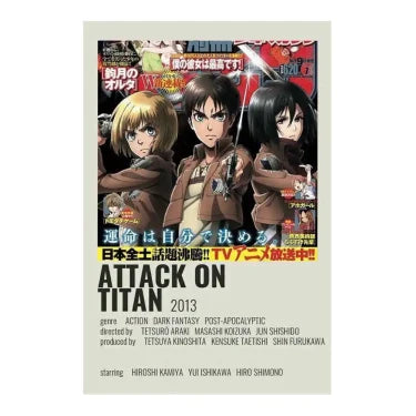 Poster V1 | L'Attaque des Titans Saiko-Shop