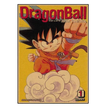 Poster Vintage V1 | Dragon Ball Z Saiko-Shop