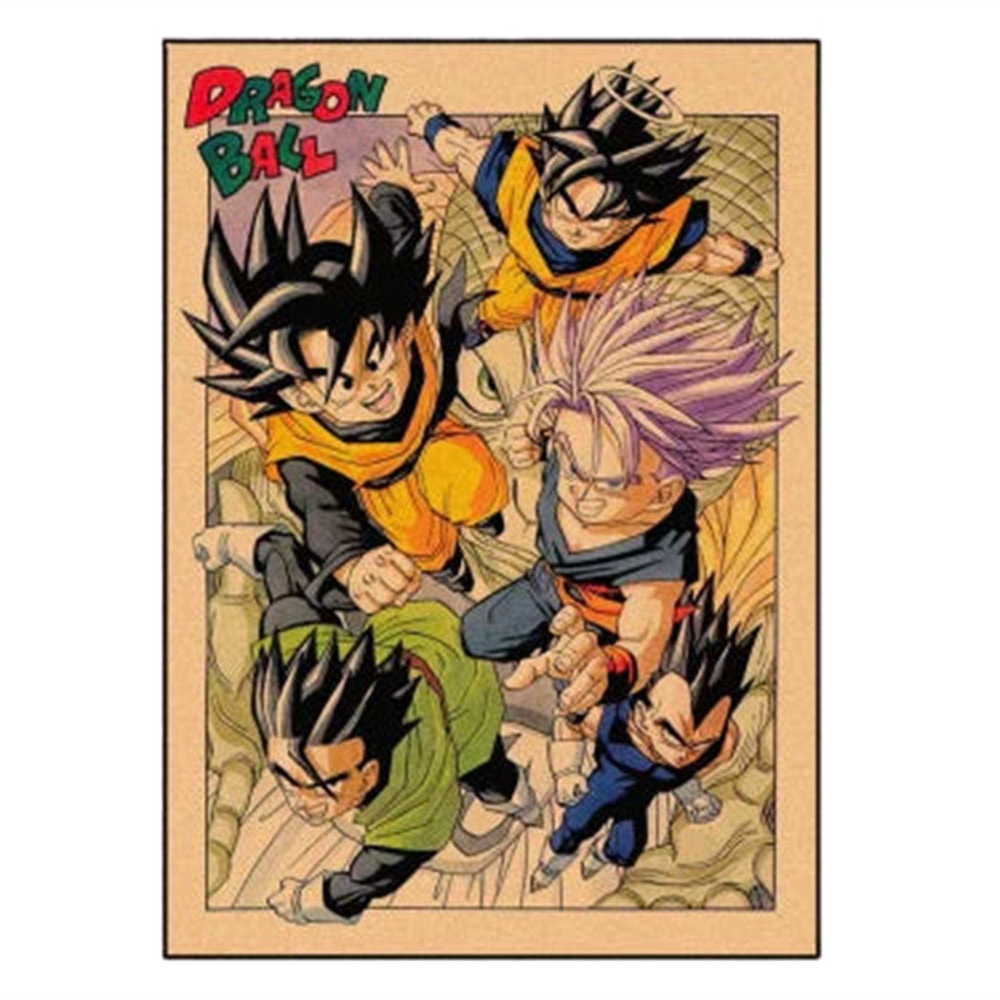 Poster Vintage V4 Dragon Ball Z - Saiko-Shop