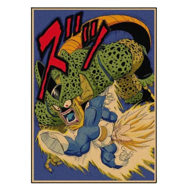 Poster Vintage V1 | Dragon Ball Z Saiko-Shop