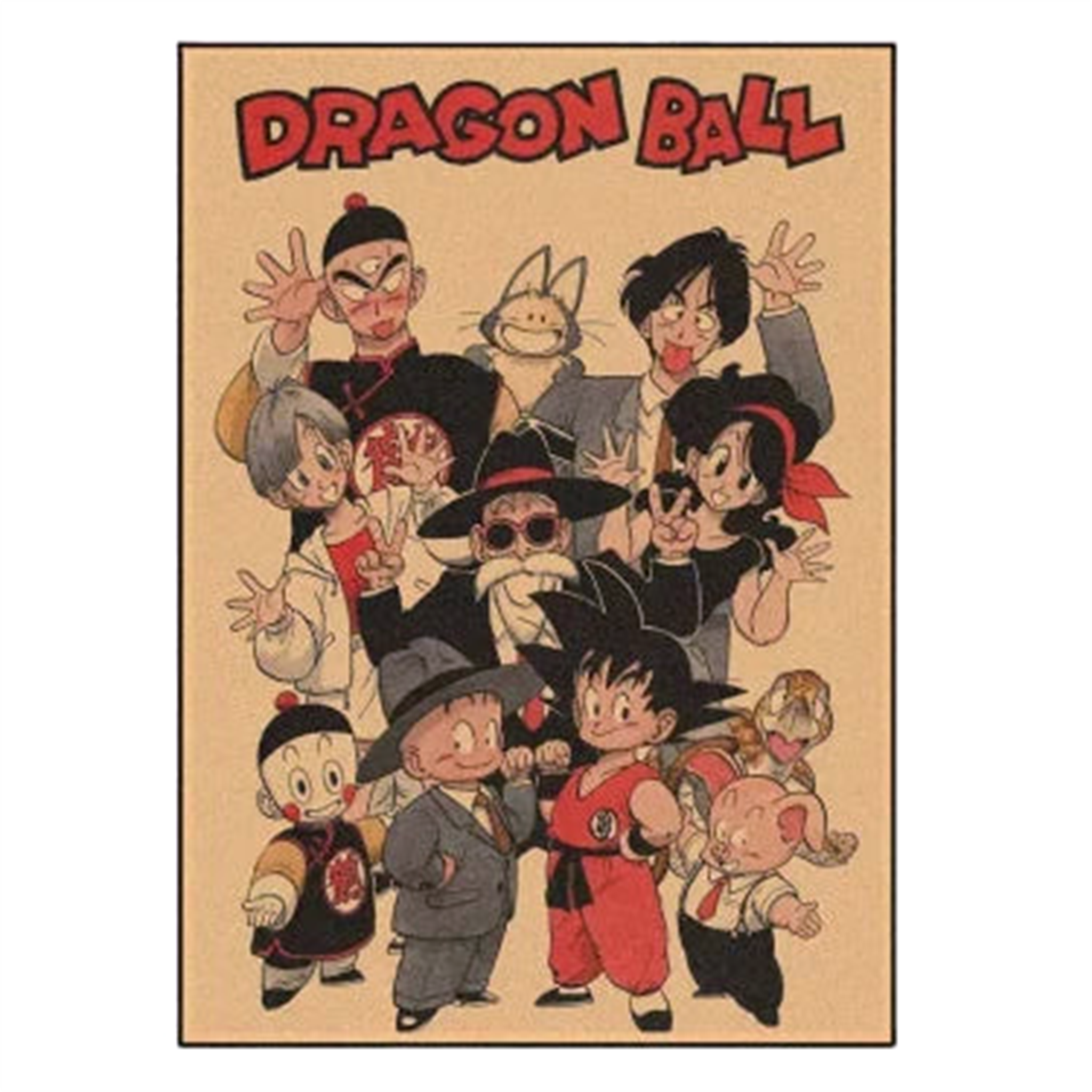 Poster Vintage V6 Dragon Ball Z - Saiko-Shop