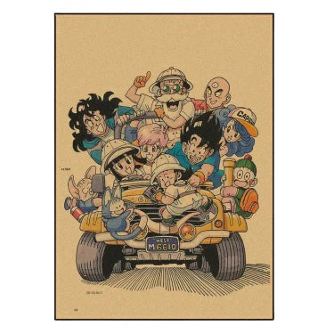 Poster Vintage V20 | Dragon Ball Z Saiko-Shop
