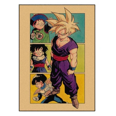 Poster Vintage V20 | Dragon Ball Z Saiko-Shop