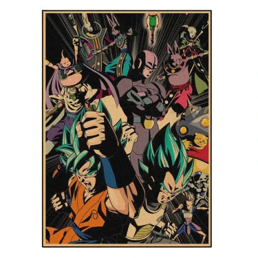 Poster Vintage V20 | Dragon Ball Z Saiko-Shop