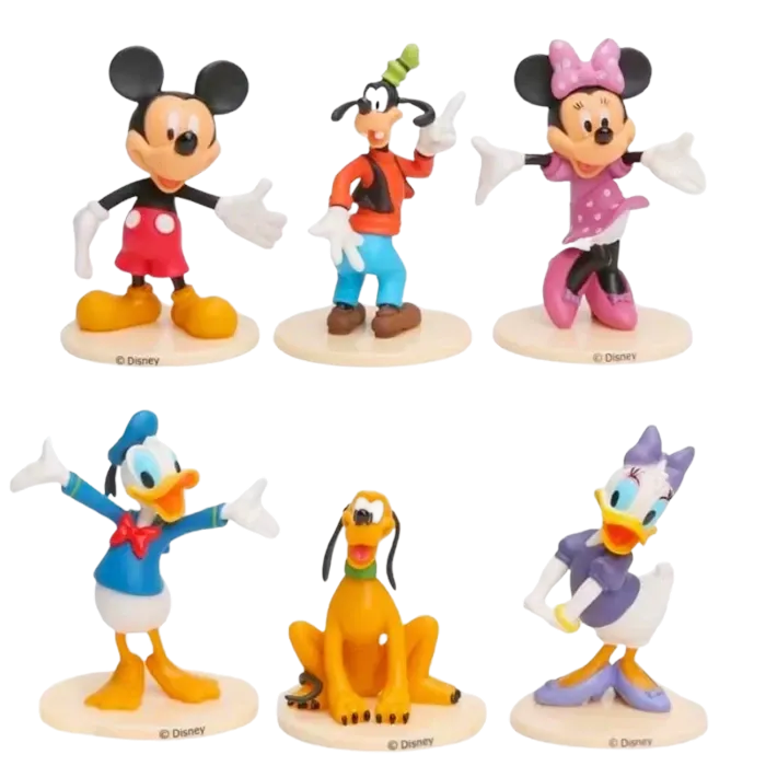 Figurine Mickey Mouse ( 6/pcs ) | Mickey Mouse Saiko-Shop