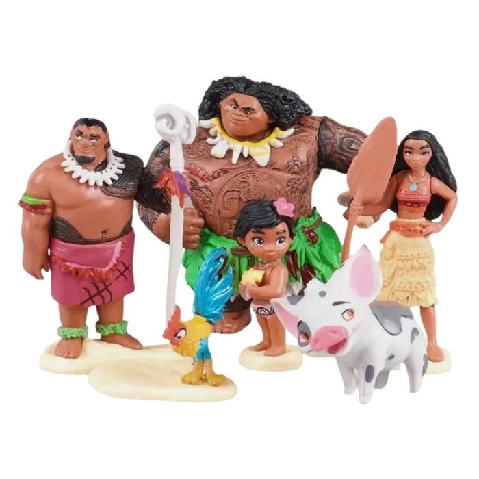 Figurine Vaiana ( 6/pcs ) | Disney Saiko-Shop