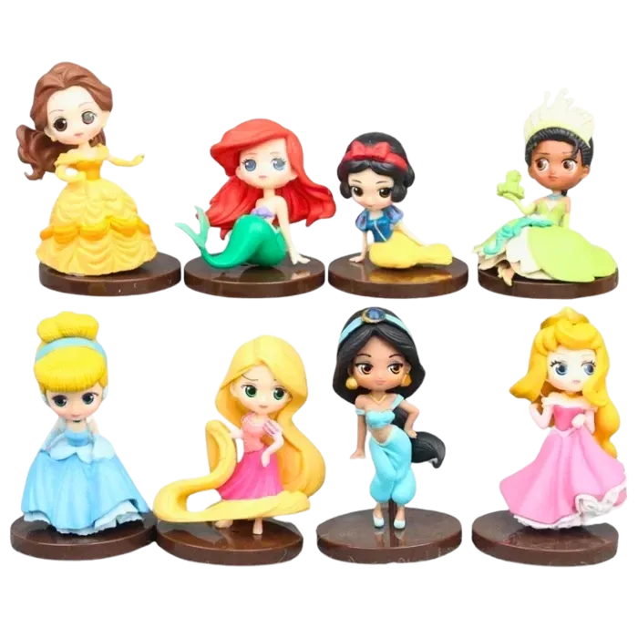Figurine Princesses Disney ( 8/pcs ) | Disney - Saiko-Shop