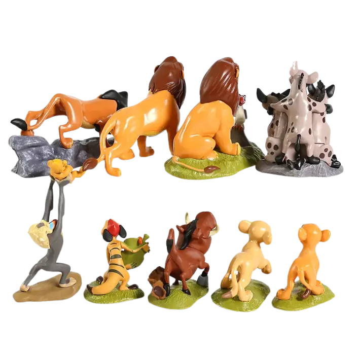 Figurine Le Roi Lion ( 9/pcs ) | Le Roi Lion - Saiko-Shop
