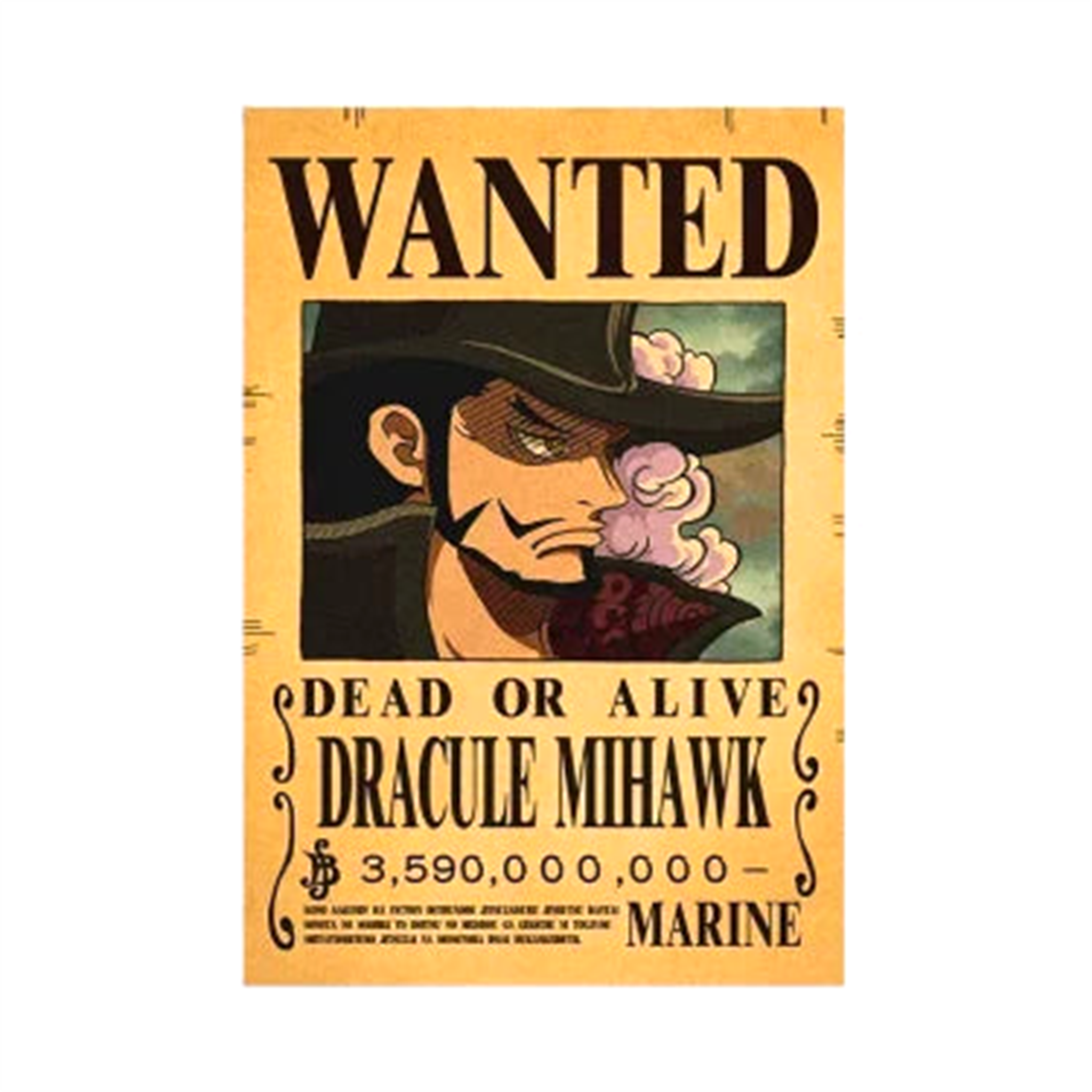 Poster Wanted One Piece - Saiko-Shop