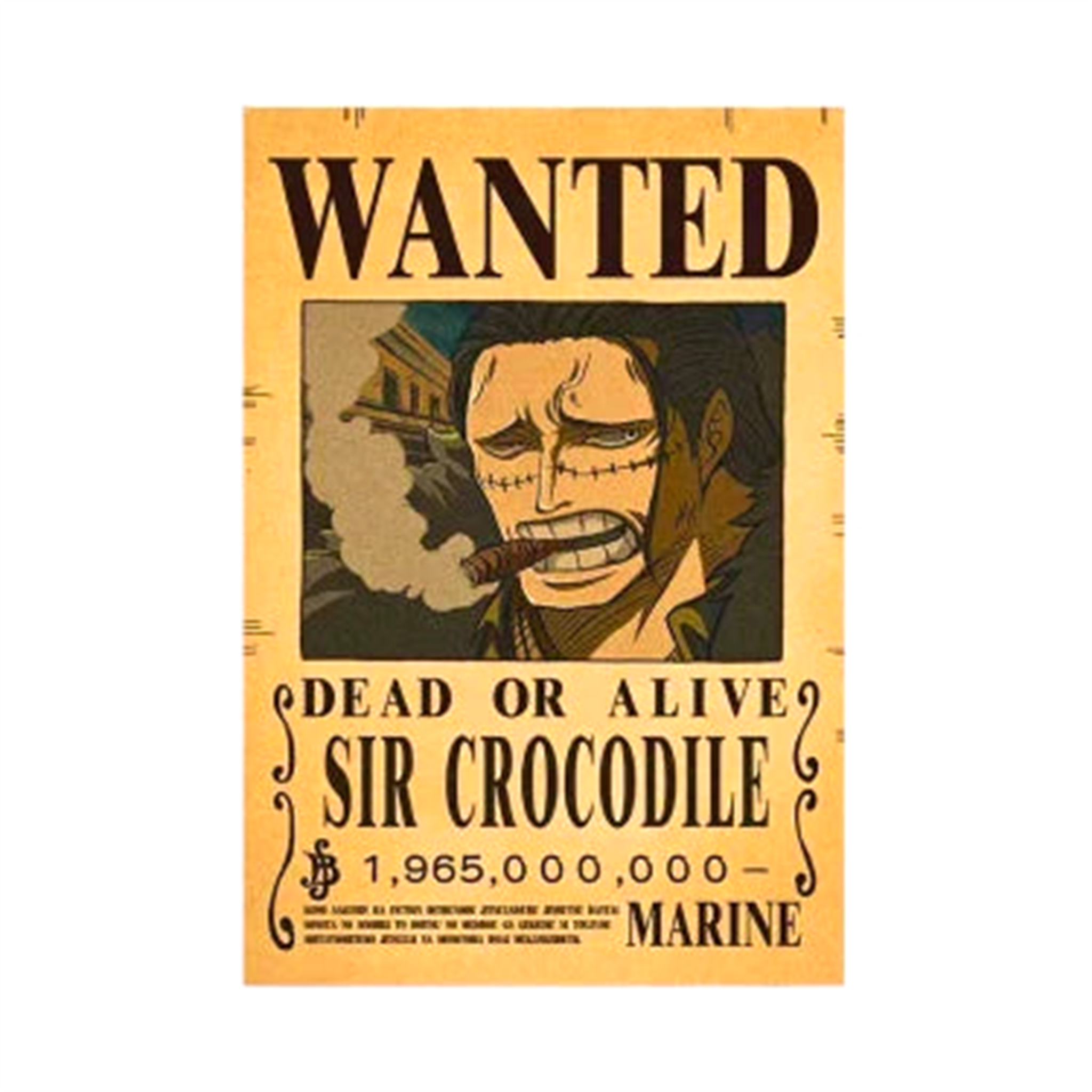 Poster Wanted One Piece - Saiko-Shop