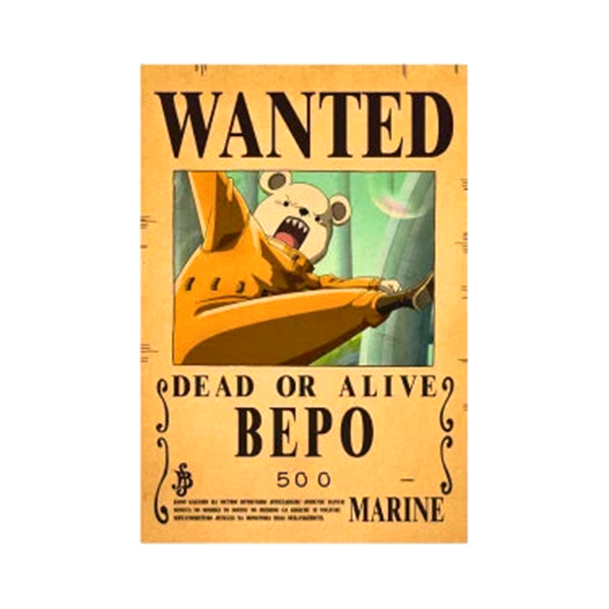 Poster Wanted One Piece - Saiko-Shop
