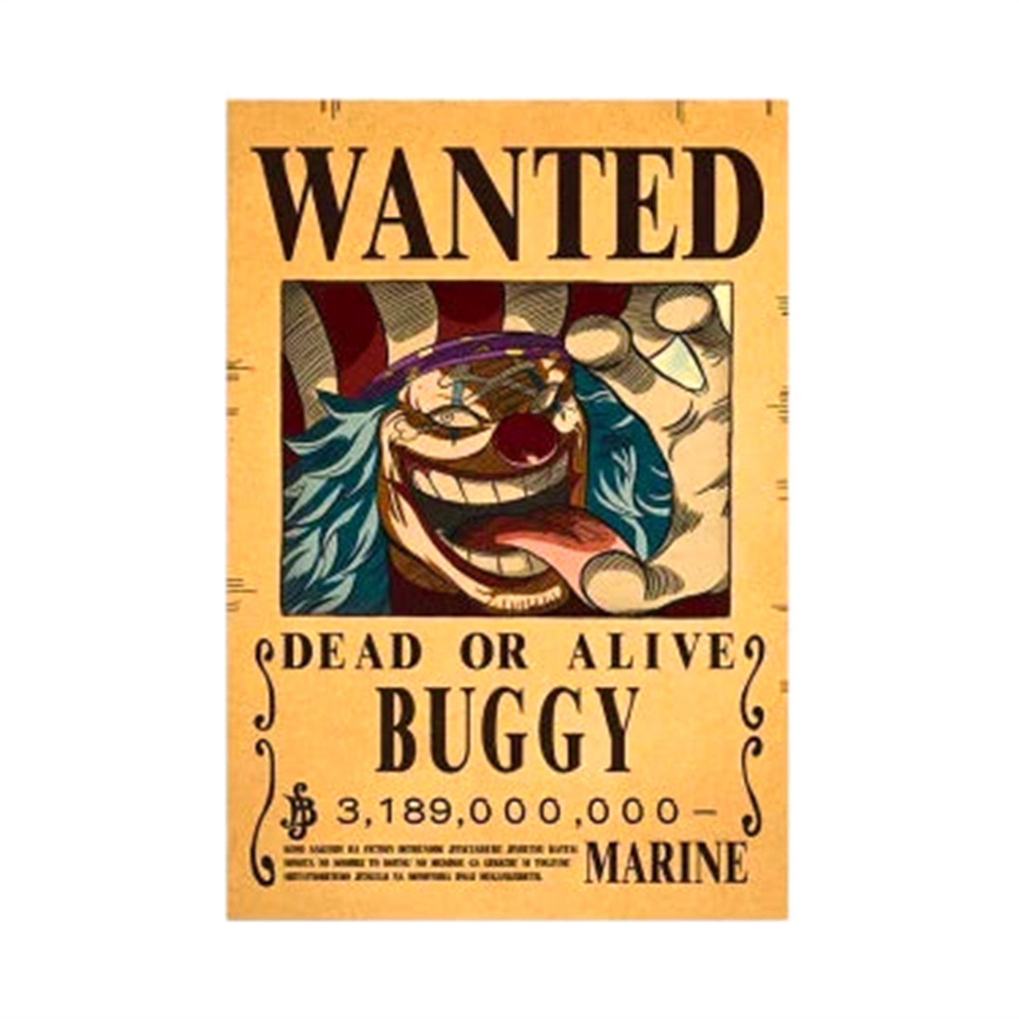 Poster Wanted One Piece - Saiko-Shop