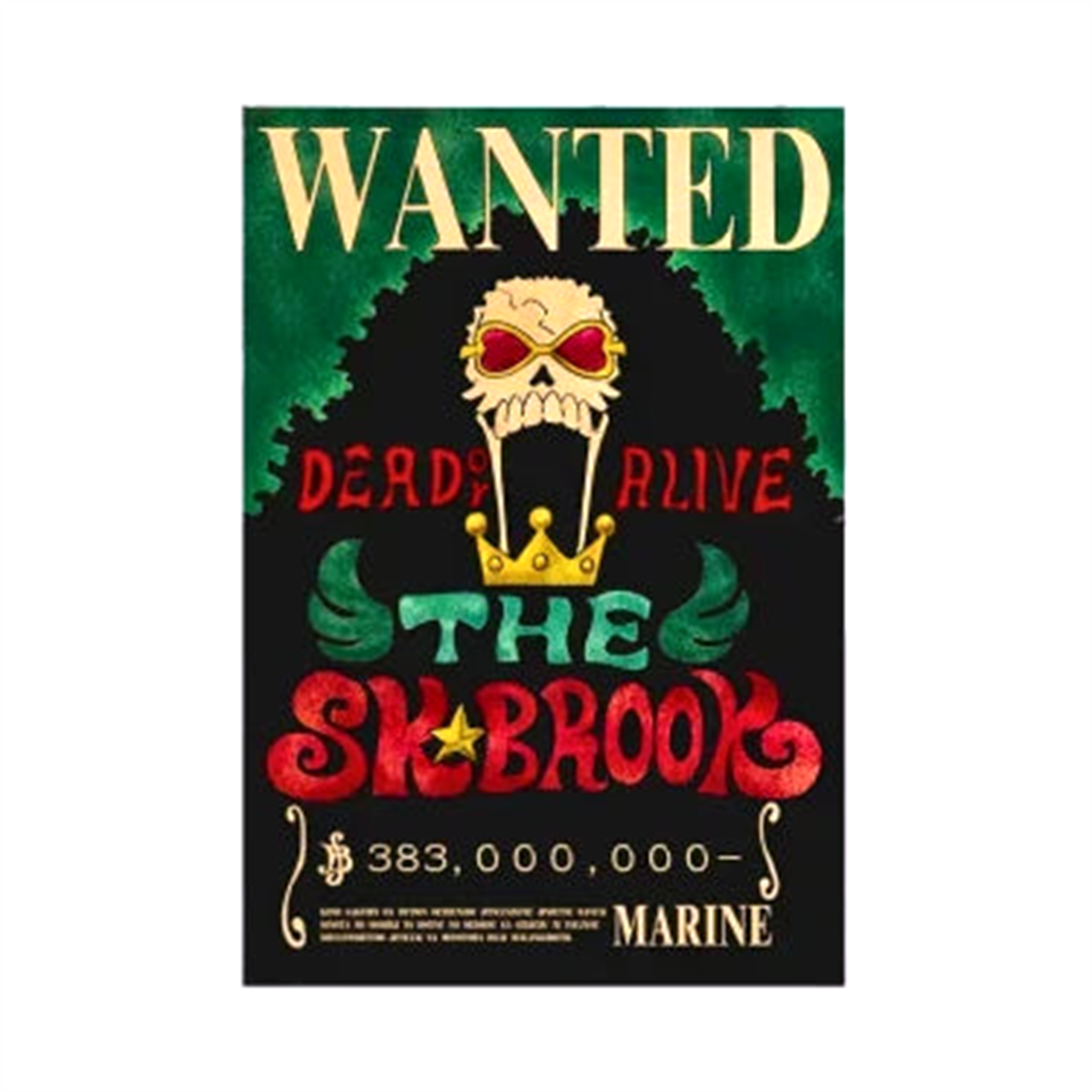 Poster Wanted One Piece - Saiko-Shop