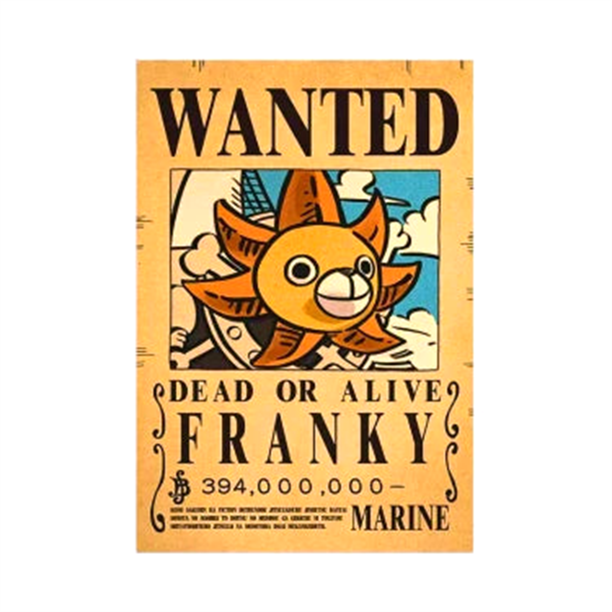 Poster Wanted One Piece - Saiko-Shop