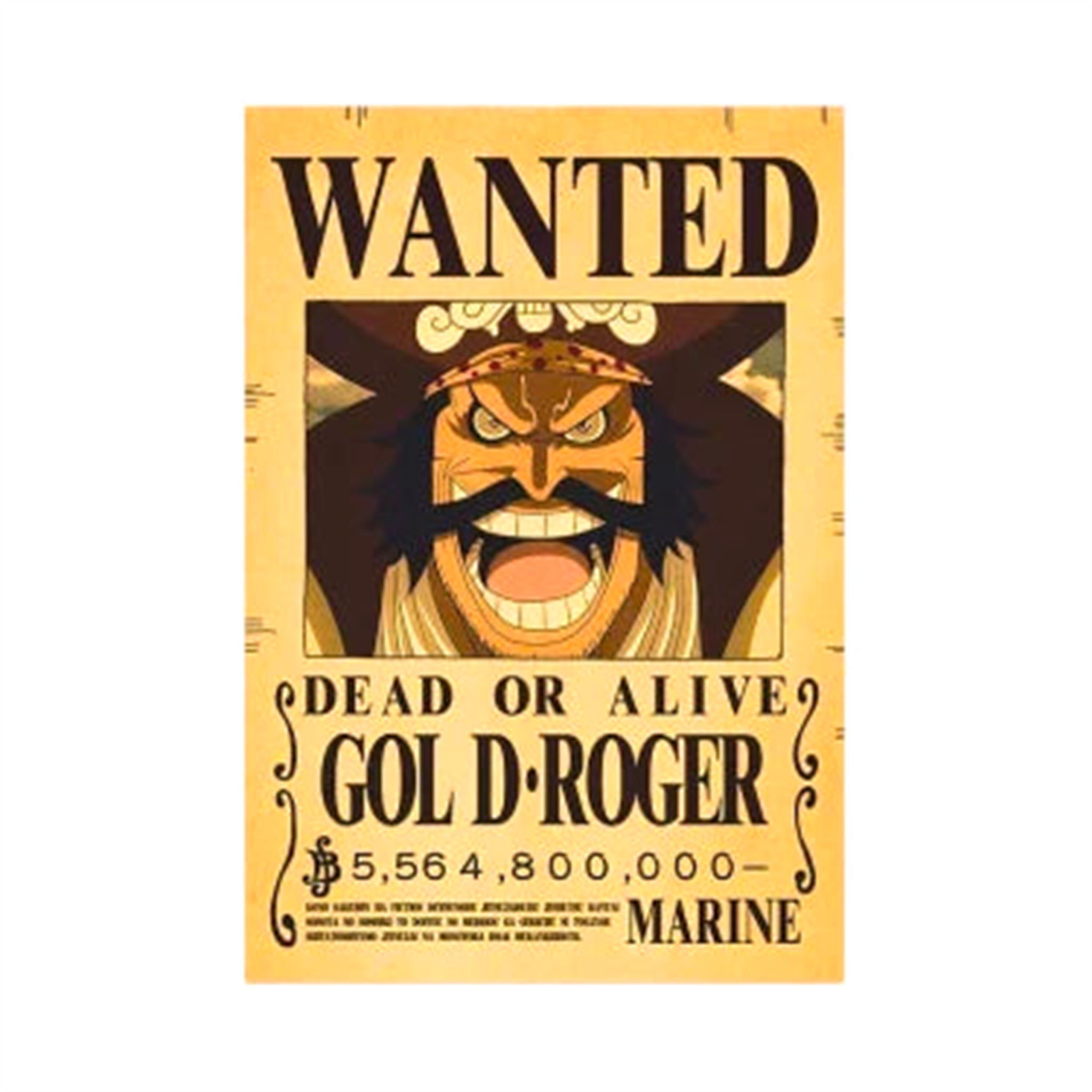 Poster Wanted One Piece - Saiko-Shop