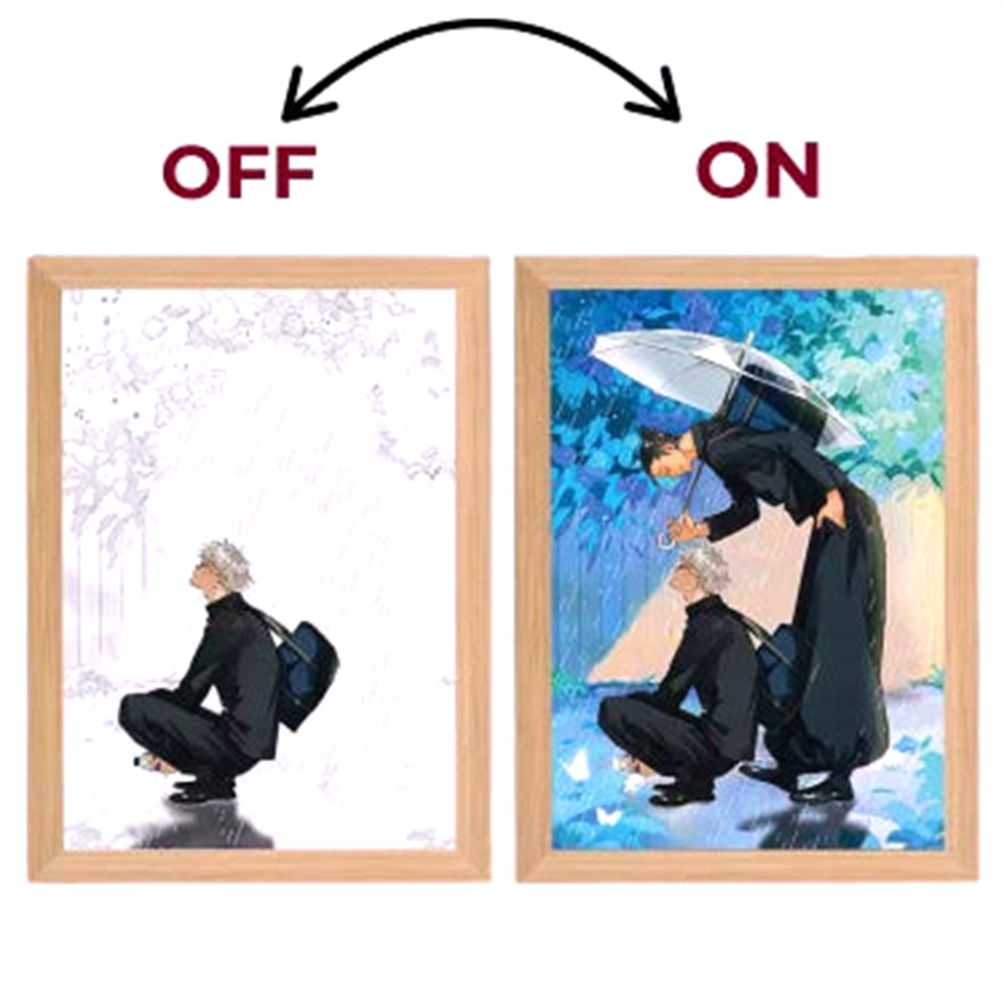 Tableau LED V3 Jujutsu Kaisen - Saiko-Shop