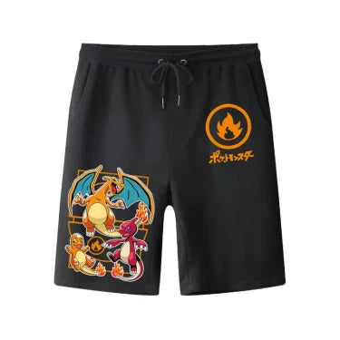 Short Salamèche " Evo Black " | Pokémon Saiko-Shop