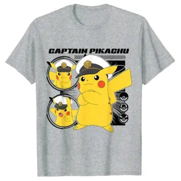 T-Shirt " PikaCaptain " | Pokémon Saiko-Shop
