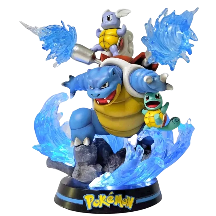 Figurine LED Tortank | Pokémon Saiko-Shop