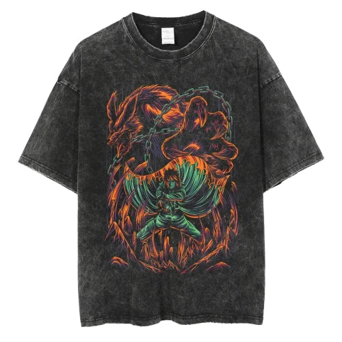 T-shirt Shinobi V14 " Oversize " | Naruto Saiko-Shop