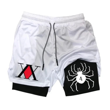 Short de Compression 3 " XX " | Hunter × Hunter Saiko-Shop