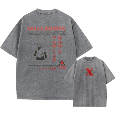 T-Shirt Oversize V11 " HTHT " | Hunter × Hunter Saiko-Shop