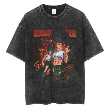 T-Shirt Oversize V20 " Vintage " | Hunter × Hunter Saiko-Shop