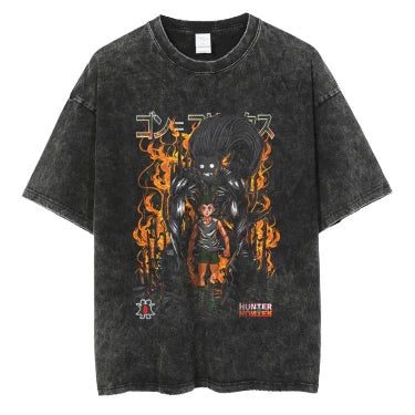 T-Shirt Oversize V20 " Vintage " | Hunter Ă Hunter Saiko-Shop