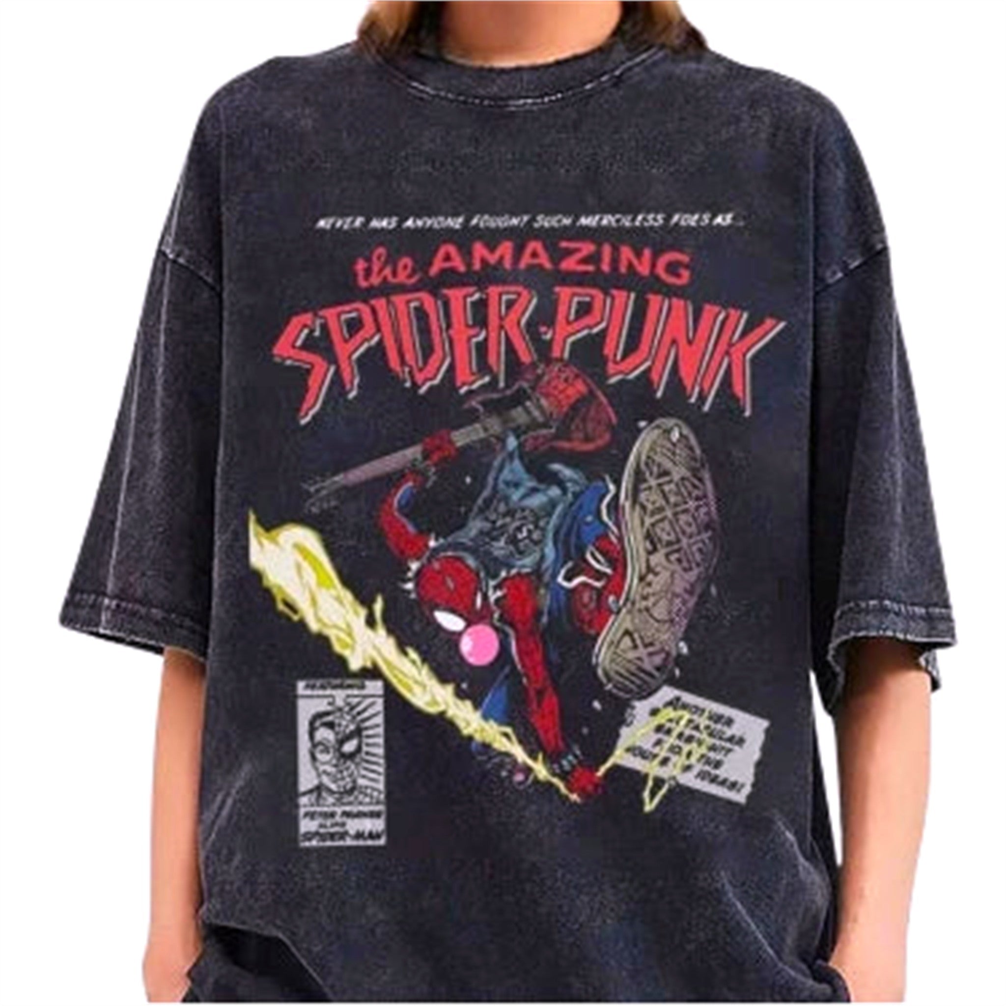 T-Shirt " SpiderPunk " | Marvel Saiko-Shop